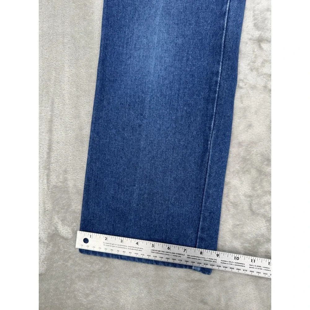 Vintage Sedgfield Jeans Mens 34x34 (32x28) Wide Leg Retro Hippie Western 70s